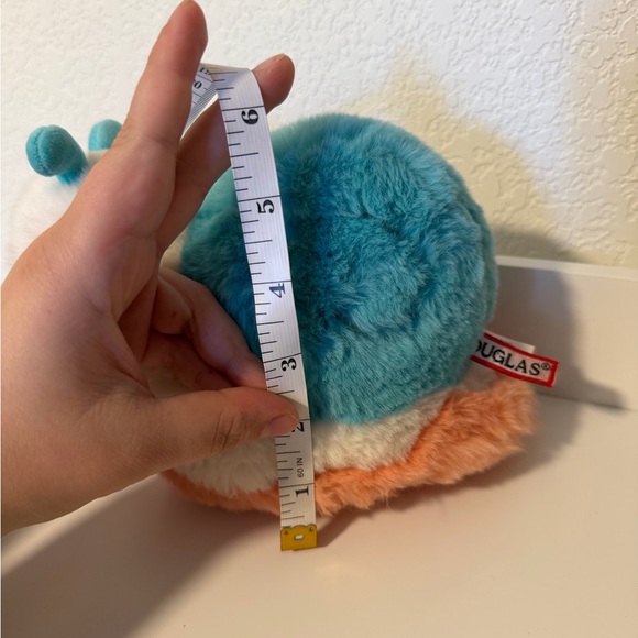 Douglas Syd Snail Plush Blue Pink Super Soft Stuffed Animal - Picture 6 of 6